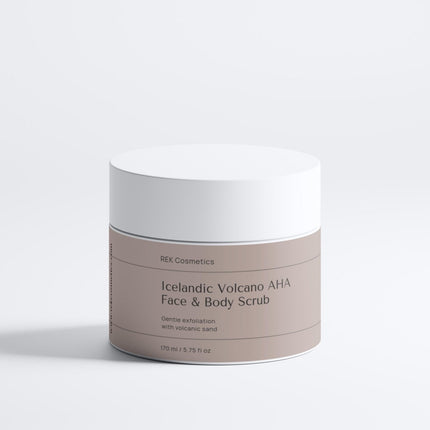 REK Cosmetics - Icelandic Volcano AHA Face & Body Scrub