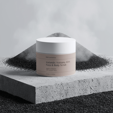 REK Cosmetics - Icelandic Volcano AHA Face & Body Scrub