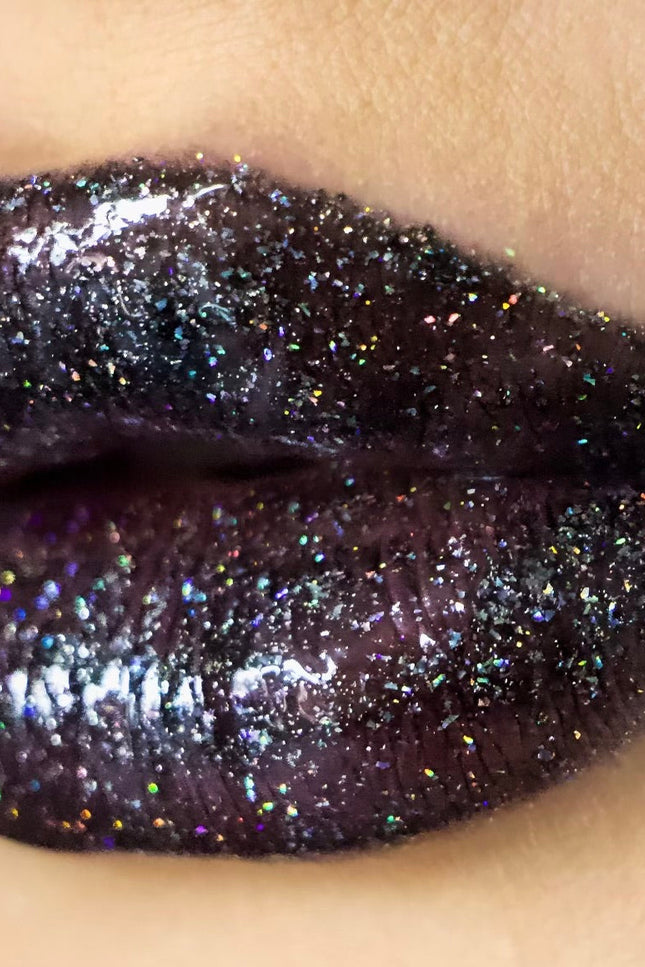Curst Kosmetics - Holographic Lip Glitz - Black Magic