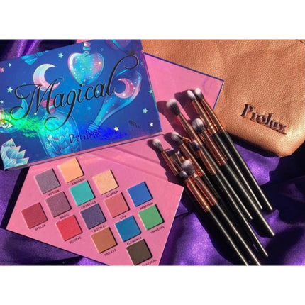 Prolux Cosmetics - Deluxe 12 Piece Eye Makeup Brush Set