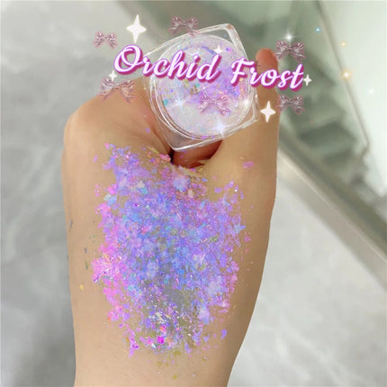 Inked Doll Cosmetics - ORCHID FROST “Ice Glacier” Gel Flakes