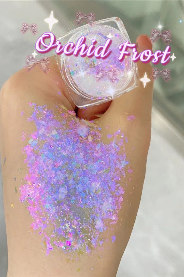 Inked Doll Cosmetics - ORCHID FROST “Ice Glacier” Gel Flakes