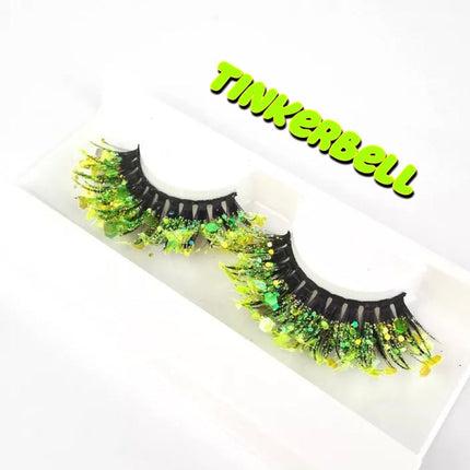 Inked Doll Cosmetics - TINKERBELL “FairyTopia” *UV* Glitter DreamDoll Lashes