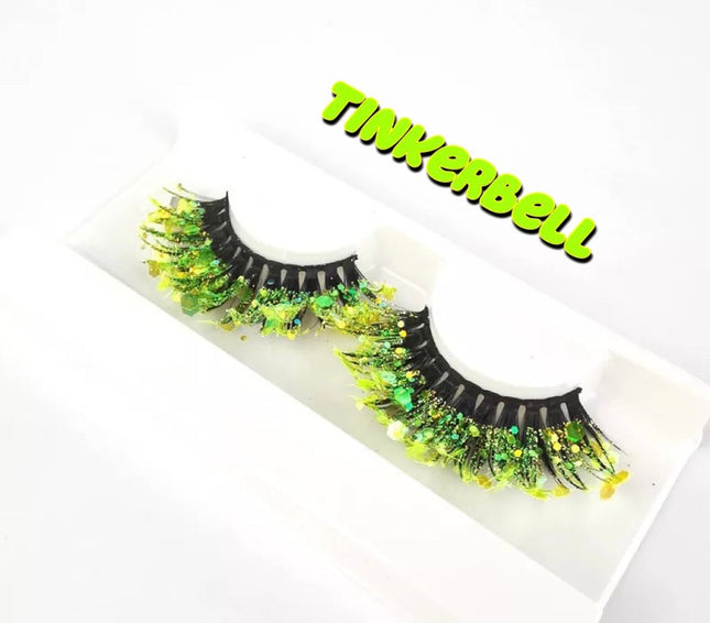 Inked Doll Cosmetics - TINKERBELL “FairyTopia” *UV* Glitter DreamDoll Lashes