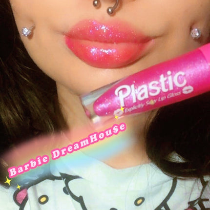 Inked Doll Cosmetics - *BARBIE DREAMHOUSE* "PLASTIC Explicitly SEXY Lip Gloss