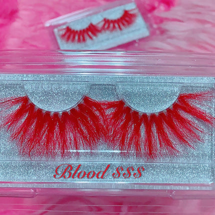 Inked Doll Cosmetics - *BLOOD $$$*(Red) DreamDoll COLOR Lashes!