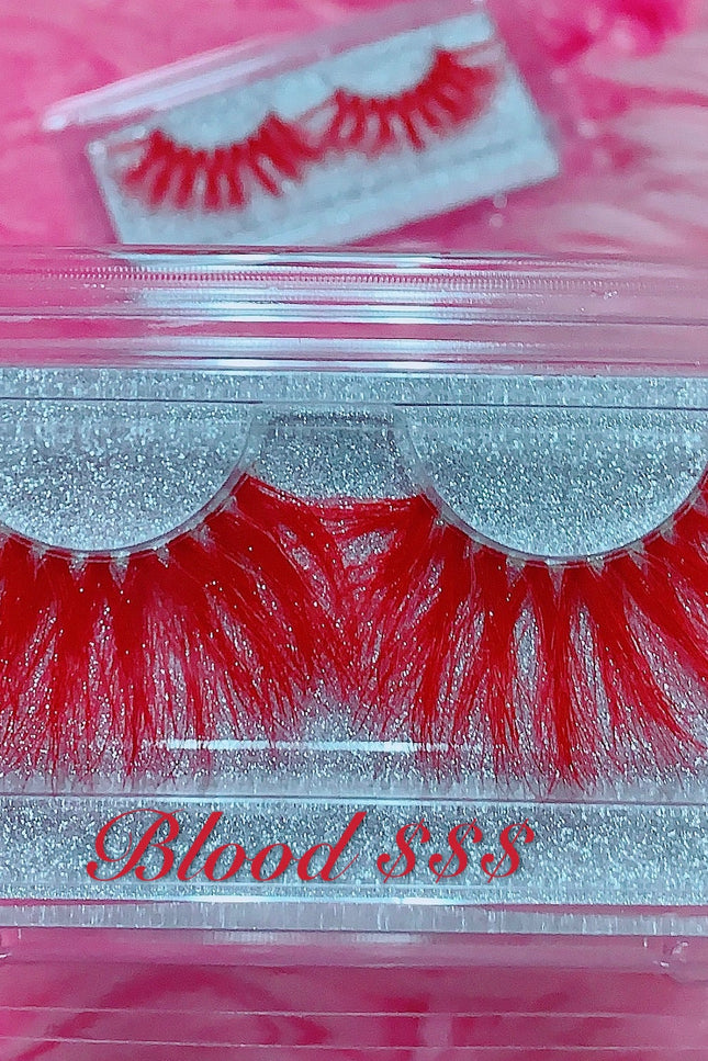 Inked Doll Cosmetics - *BLOOD $$$*(Red) DreamDoll COLOR Lashes!