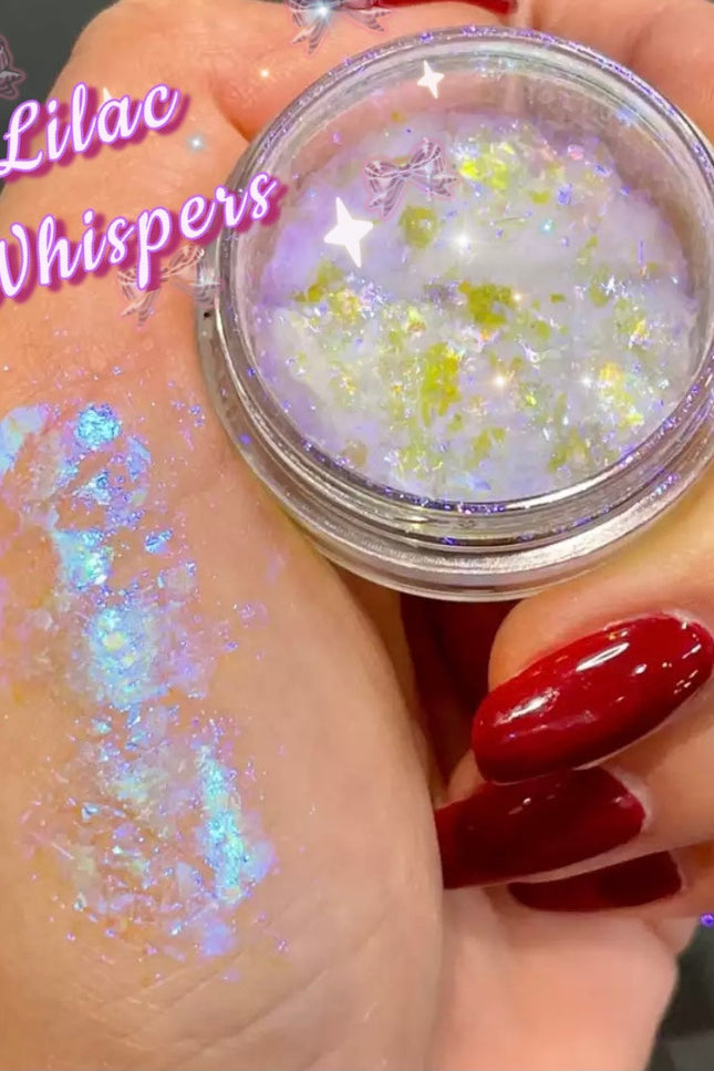 Inked Doll Cosmetics - LILAC WHISPERS “Ice Glaciers” Gel Flakes