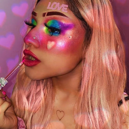 Inked Doll Cosmetics - NEON LIGHTS (24PC) *BLACKLIGHT!* Pigment/Glitter Pallete!
