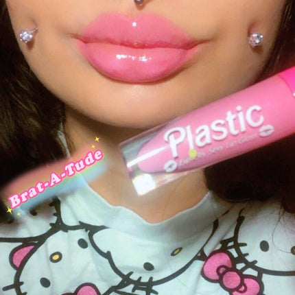 Inked Doll Cosmetics - *BRAT-A-TUDE* "PLASTIC" Explicily SEXY Lip Gloss