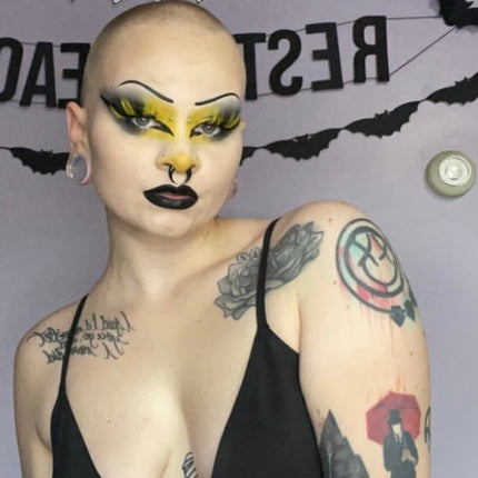 Inked Doll Cosmetics - *Queen BEE-OTCH* (Black & Yellow) DreamDoll COLOR Lashes!