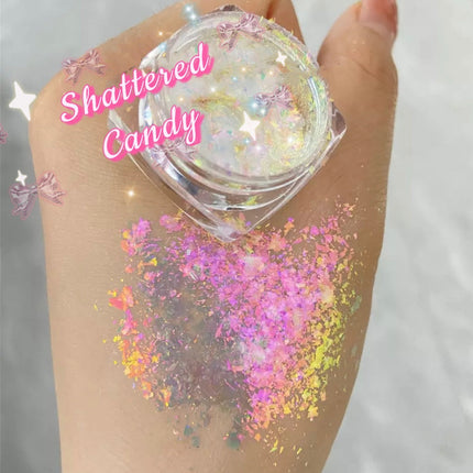 Inked Doll Cosmetics - SHATTERED CANDY 2 Toned “Ice Glaciers” Gel Flakes