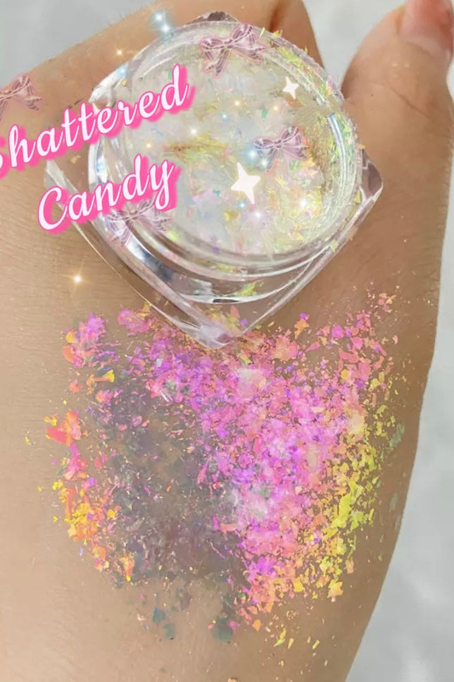 Inked Doll Cosmetics - SHATTERED CANDY 2 Toned “Ice Glaciers” Gel Flakes
