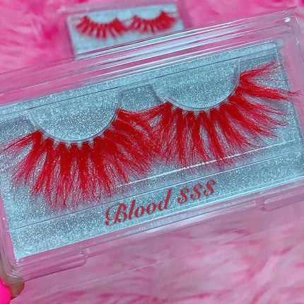 Inked Doll Cosmetics - *BLOOD $$$*(Red) DreamDoll COLOR Lashes!