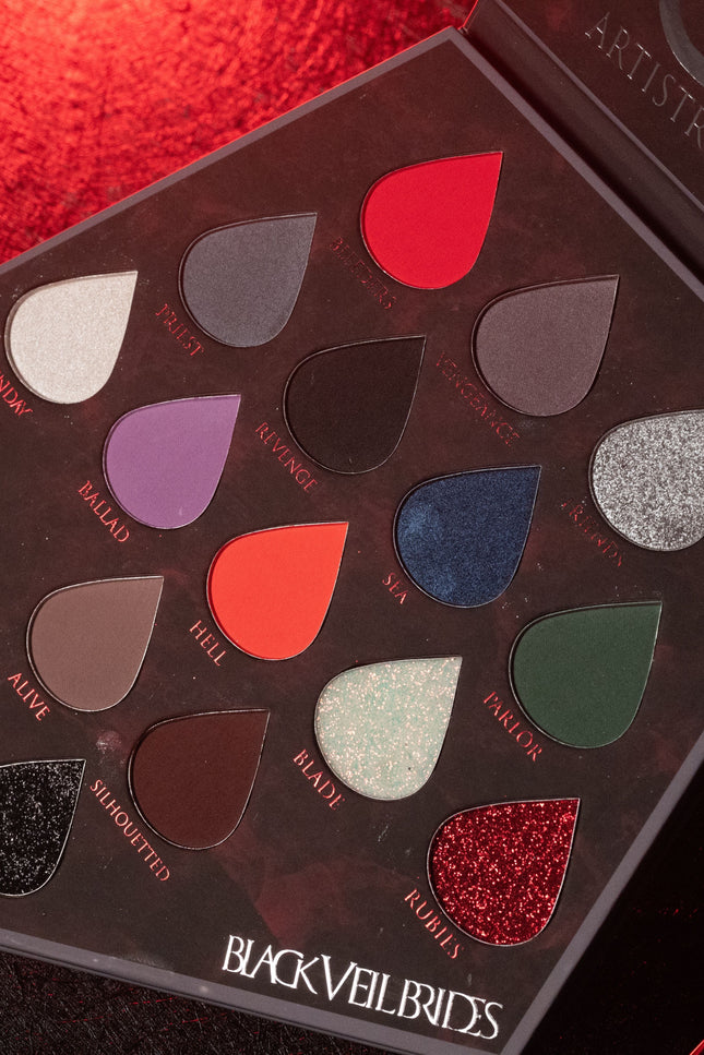 Curst Kosmetics - Black Veil Brides BLEEDERS Artistry Palette