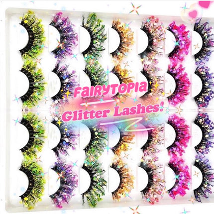 Inked Doll Cosmetics - PIXIE DOLL DUST “FairyTopia” *UV* Glitter DreamDoll Lashes