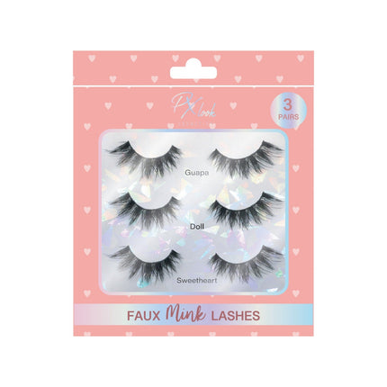 Prolux Cosmetics - 3 Pair Faux Mink Lashes Set