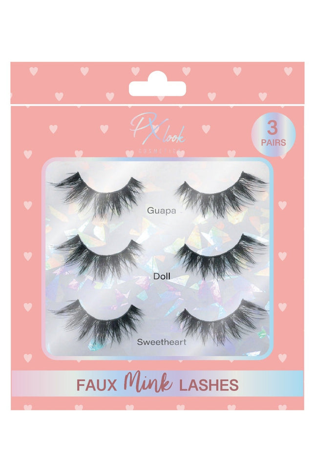 Prolux Cosmetics - 3 Pair Faux Mink Lashes Set