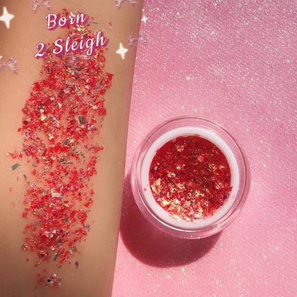 Inked Doll Cosmetics - BORN 2 SLEIGH “Ice Glacier” Gel Flakes