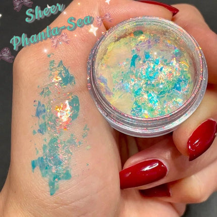 Inked Doll Cosmetics - SHEER PHANTA-SEA “Ice Glaciers” Gel Flakes