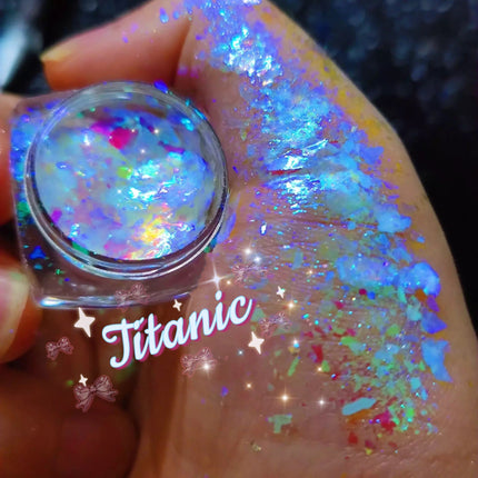 Inked Doll Cosmetics - TITANIC  “Ice Glacier” Gel Flakes