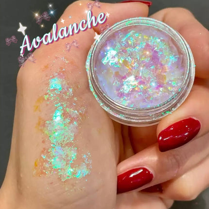 Inked Doll Cosmetics - AVALANCHE “Ice Glaciers” Gel Flakes