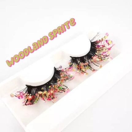 Inked Doll Cosmetics - WOODLAND SPRITE “FairyTopia” *UV* Glitter DreamDoll Lashes
