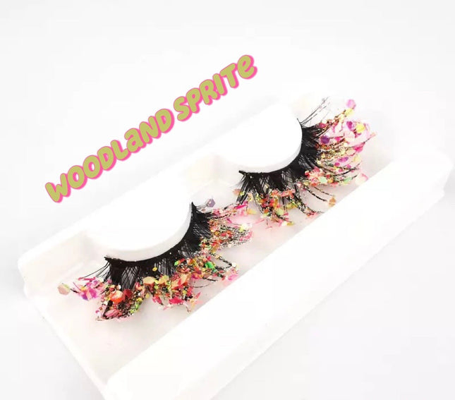 Inked Doll Cosmetics - WOODLAND SPRITE “FairyTopia” *UV* Glitter DreamDoll Lashes