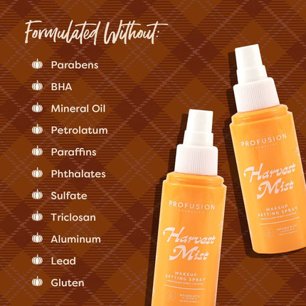 Profusion Cosmetics - Pumpkin Spice | Harvest Mist Setting Spray