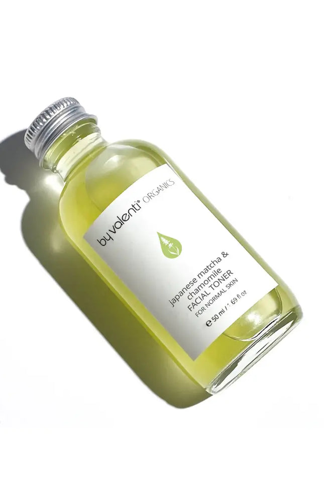 by valenti® - Japanese Matcha & Chamomile Facial Toner for Normal Skin with Hydrolats + Witch Hazel + Japanese Matcha Extract