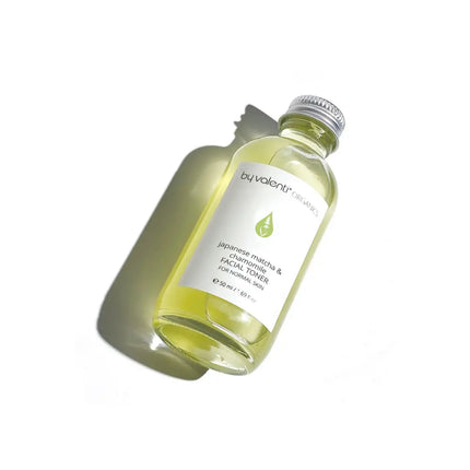 by valenti® - Japanese Matcha & Chamomile Facial Toner for Normal Skin with Hydrolats + Witch Hazel + Japanese Matcha Extract