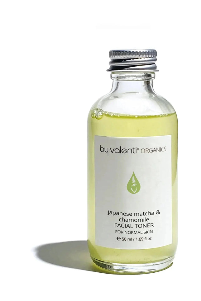 by valenti® - Japanese Matcha & Chamomile Facial Toner for Normal Skin with Hydrolats + Witch Hazel + Japanese Matcha Extract