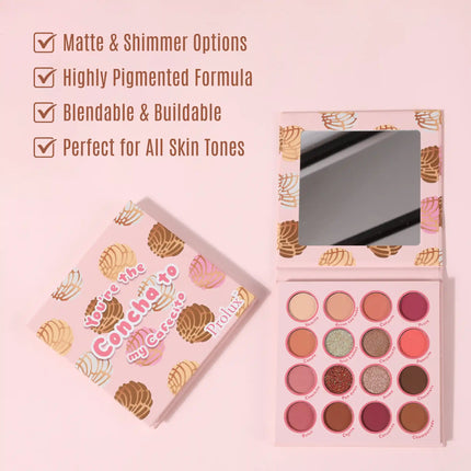 Prolux Cosmetics - You're the Concha To My Cafecito Eyeshadow Palette