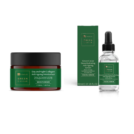 skinChemists US - Dr Botanicals Green Caviar Anti-Ageing Moisturiser & Serum Kit