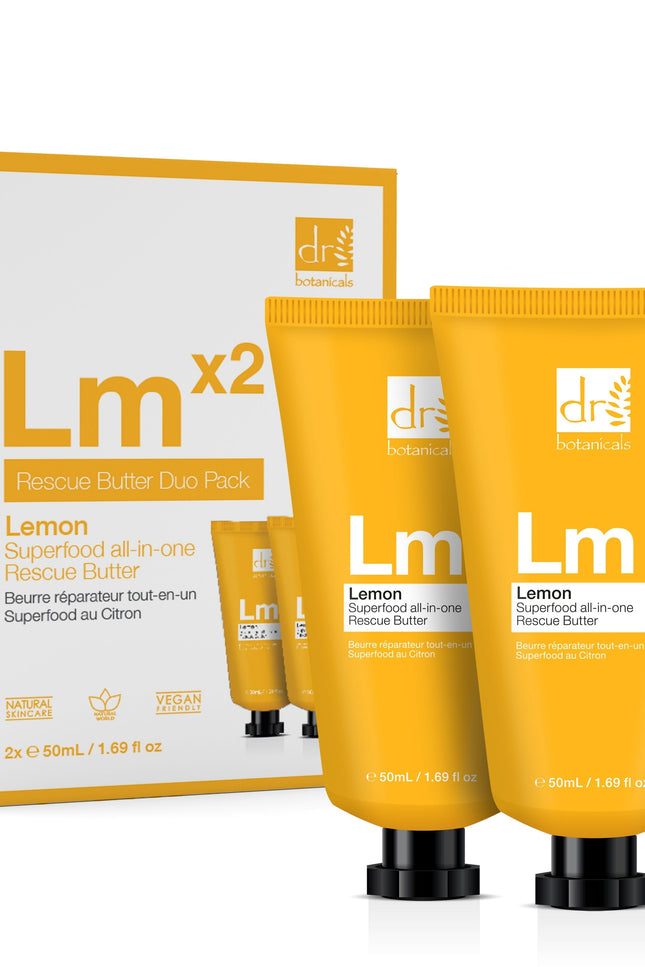 skinChemists US - Dr Botanicals Lemon Superfood All-In-One Rescue Butter Duo Pack 100ml