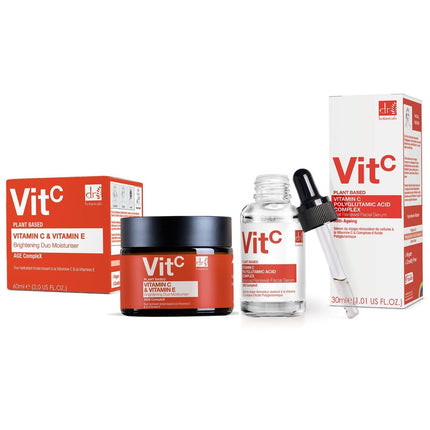 skinChemists US - Dr Botanicals Vitamin C Duo Moisturiser & Advanced Facial Serum Kit
