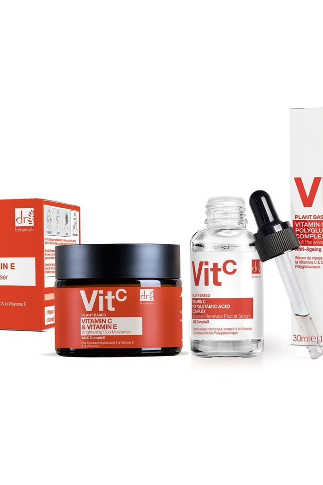 skinChemists US - Dr Botanicals Vitamin C Duo Moisturiser & Advanced Facial Serum Kit