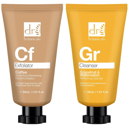 skinChemists US - Coffee Exfoliator & Grapefruit Superfood Cleansing Starter Kit