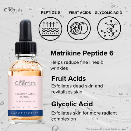 skinChemists US - Laboratories Peptide 6 Resurfacing Tonic 30ml