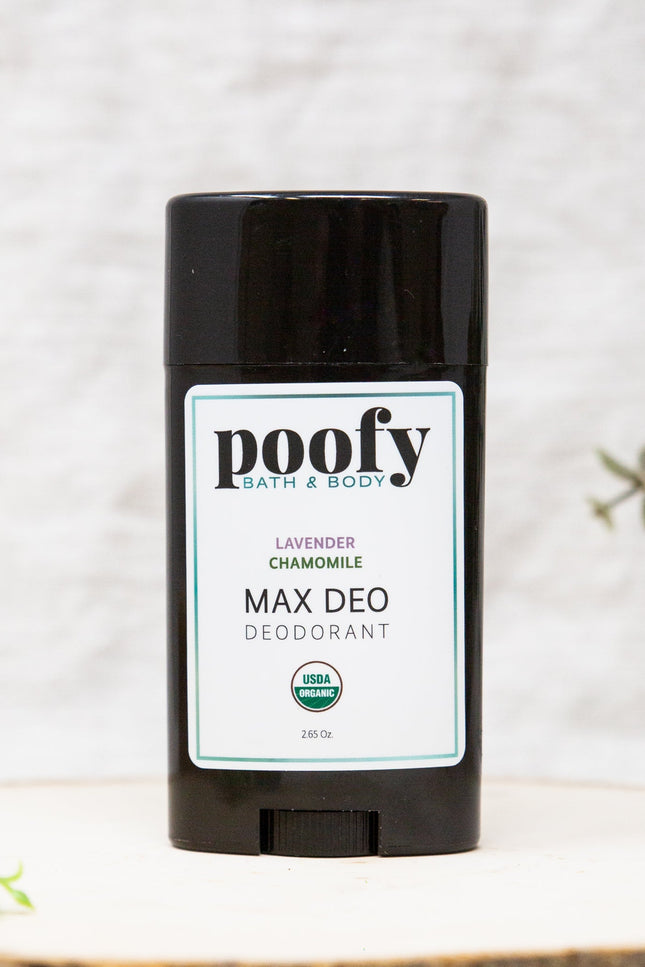 Poofy Organics - MAX DEO Lavender Chamomile Deodorant Organic