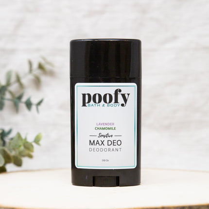 Poofy Organics - MAX DEO Sensitive Lavender Chamomile Deodorant