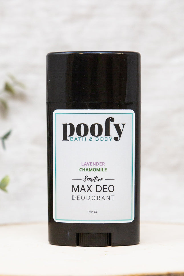 Poofy Organics - MAX DEO Sensitive Lavender Chamomile Deodorant