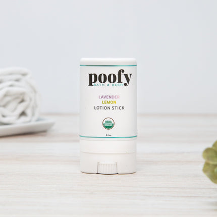 Poofy Organics - Lavender Lemon Lotion Stick Organic