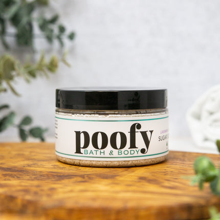 Poofy Organics - Lavender Lemon Creamy Sugar Scrub Organic