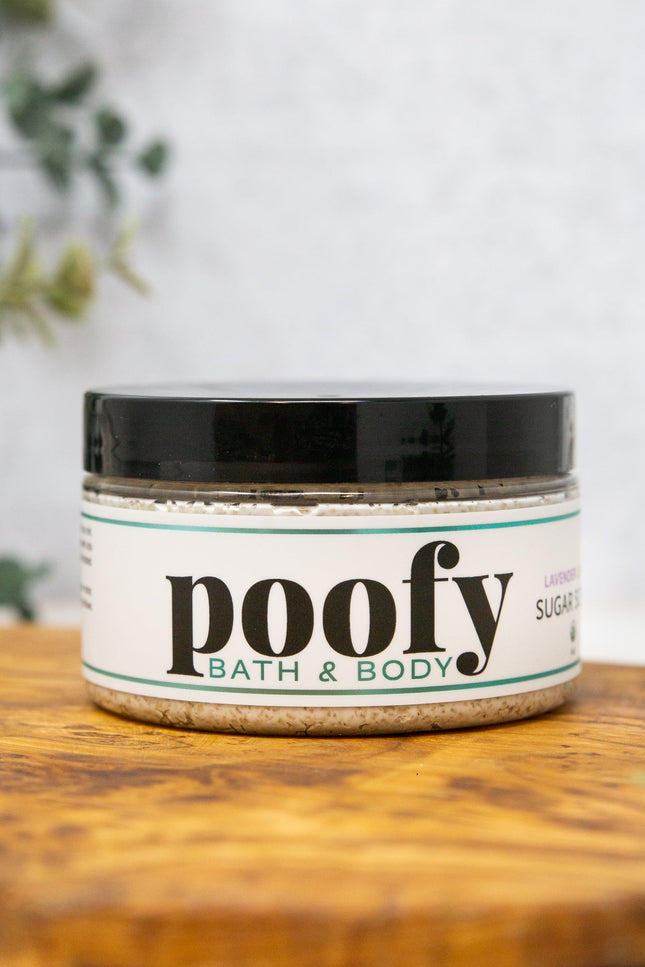 Poofy Organics - Lavender Lemon Creamy Sugar Scrub Organic