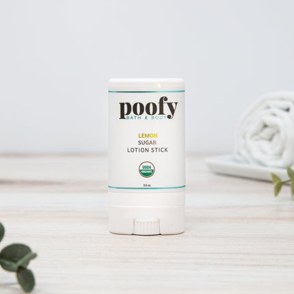 Poofy Organics - Lemon Sugar Lotion Stick Organic