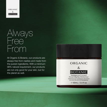 skinChemists US - Madagascan Coconut Day Cream - 60ml - Lightweight Hydration, Antioxidant Protection, & Brightening with Vitamin C for Radiant Skin
