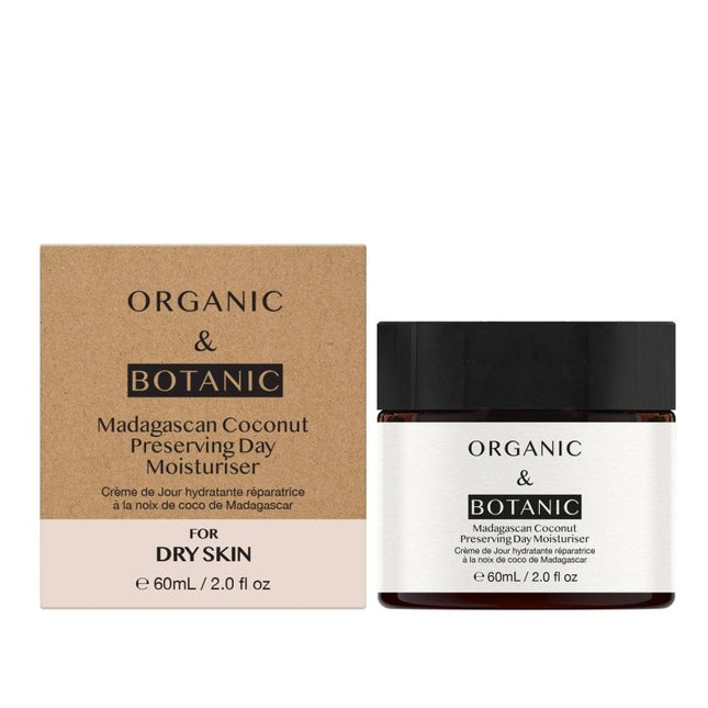 skinChemists US - Madagascan Coconut Day Cream - 60ml - Lightweight Hydration, Antioxidant Protection, & Brightening with Vitamin C for Radiant Skin