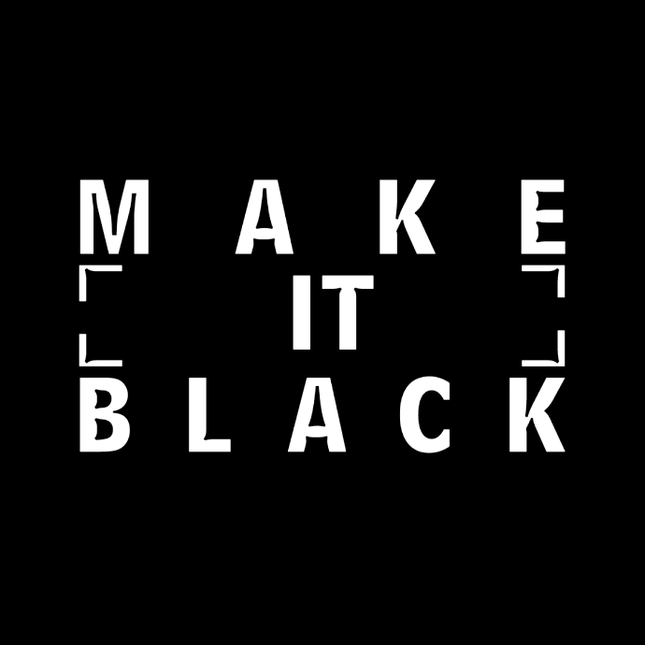 UOMA Beauty - Make It Black Cosmetic Bag