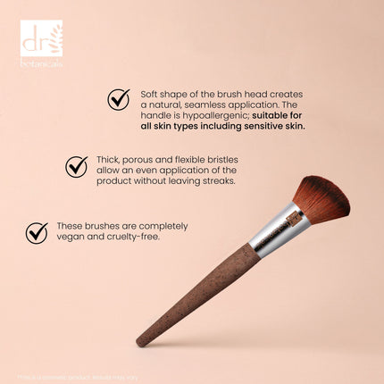 skinChemists US - Dr Botanicals Coffee Ground Blush Brush Twin Value Savings Pack